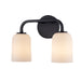 Trans Globe Imports - 72032 BK - Two Light Vanity - Capri - Black