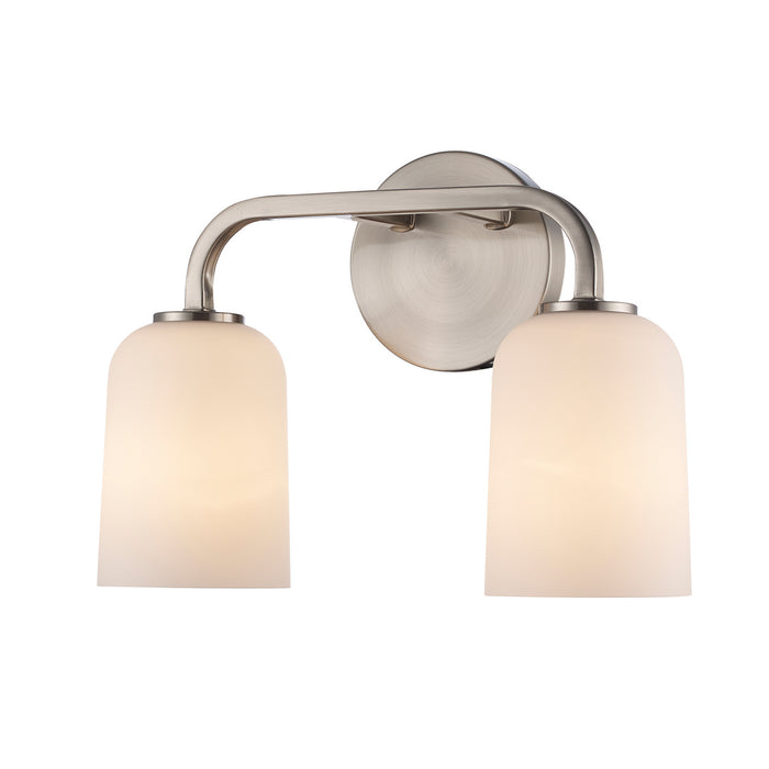 Trans Globe Imports - 72032 BN - Two Light Vanity - Capri - Brushed Nickel