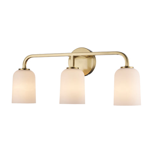 Capri Three Light Vanity Antique Gold