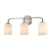 Trans Globe Imports - 72033 BN - Three Light Vanity - Capri - Brushed Nickel