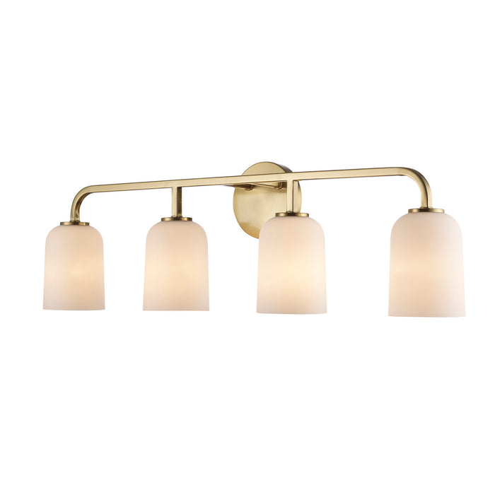 Trans Globe Imports - 72034 AG - Four Light Vanity - Capri - Antique Gold