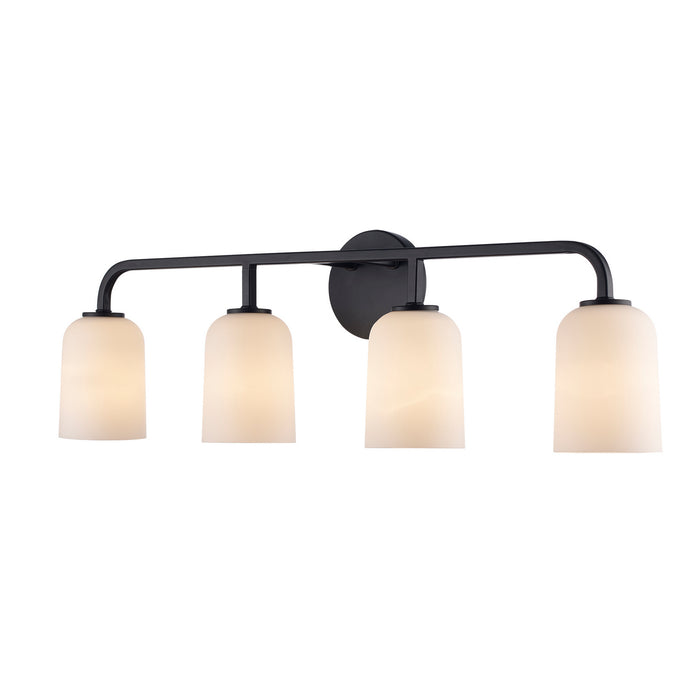 Trans Globe Imports - 72034 BK - Four Light Vanity - Capri - Black