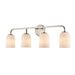 Trans Globe Imports - 72034 BN - Four Light Vanity - Capri - Brushed Nickel
