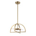 Trans Globe Imports - 72036-4 AG - Four Light Flush Mount - Adelia - Antique Gold