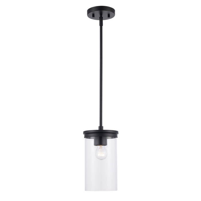 Trans Globe Imports - 72040 BK - One Light Pendant - Carter - Black