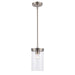 Trans Globe Imports - 72040 BN - One Light Pendant - Carter - Brushed Nickel
