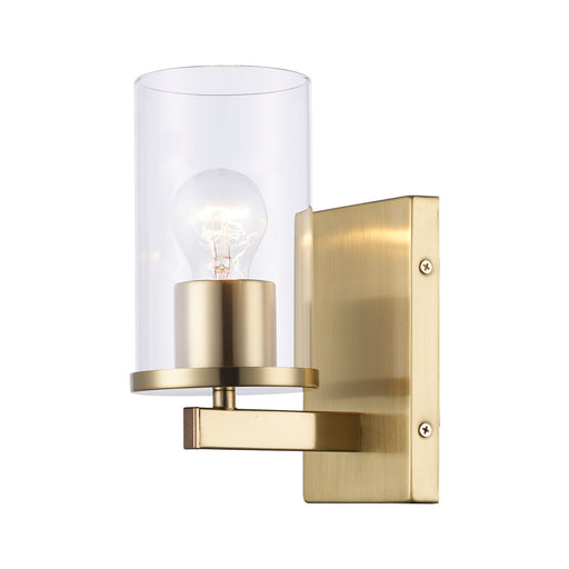 Carter One Light Wall Sconce Antique Gold
