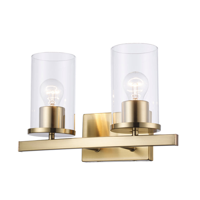 Trans Globe Imports - 72042 AG - Two Light Vanity - Carter - Antique Gold