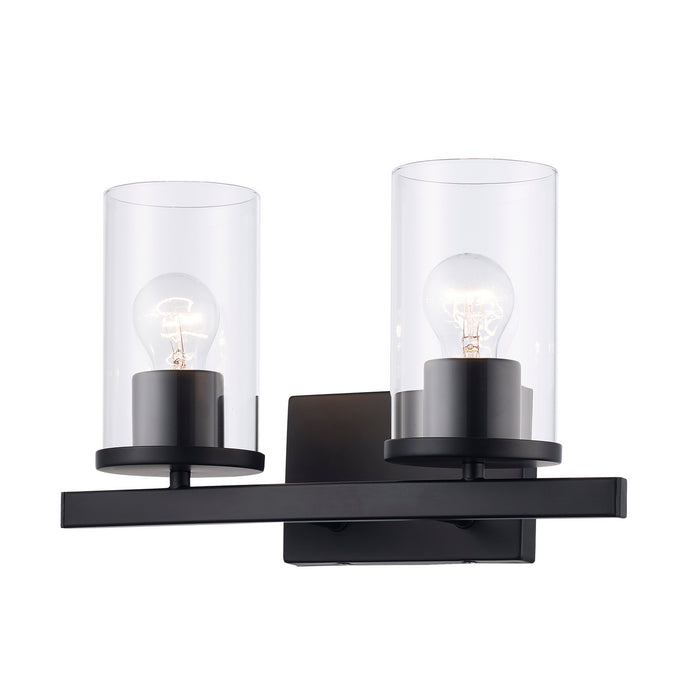 Trans Globe Imports - 72042 BK - Two Light Vanity - Carter - Black