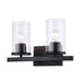 Trans Globe Imports - 72042 BK - Two Light Vanity - Carter - Black