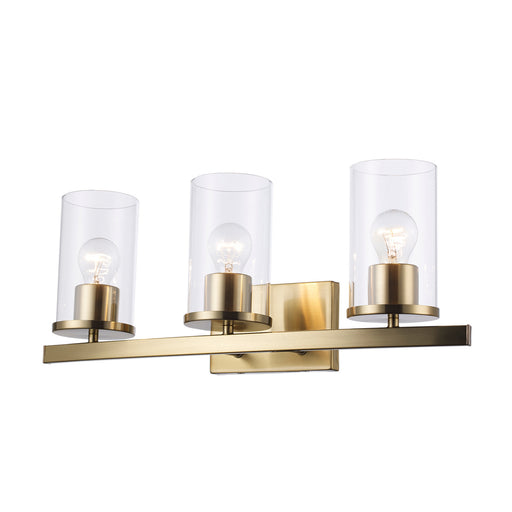 Trans Globe Imports - 72043 AG - Three Light Vanity - Carter - Antique Gold