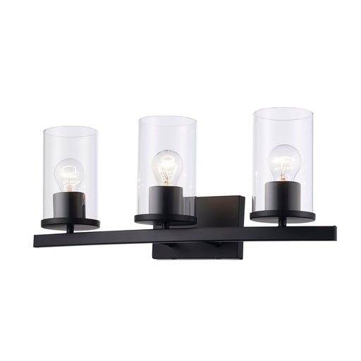 Trans Globe Imports - 72043 BK - Three Light Vanity - Carter - Black