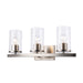 Trans Globe Imports - 72043 BN - Three Light Vanity - Carter - Brushed Nickel