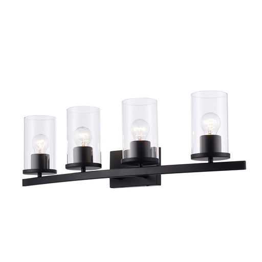 Trans Globe Imports - 72044 BK - Four Light Vanity - Carter - Black