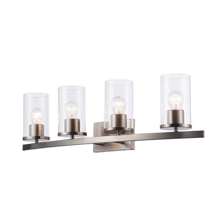 Trans Globe Imports - 72044 BN - Four Light Vanity - Carter - Brushed Nickel