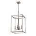 Trans Globe Imports - 72047 BN - Four Light Pendant - Carter - Brushed Nickel