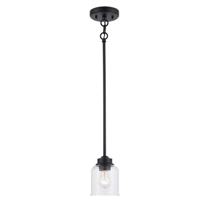 Trans Globe Imports - 72050 BK - One Light Pendant - Zoe - Black