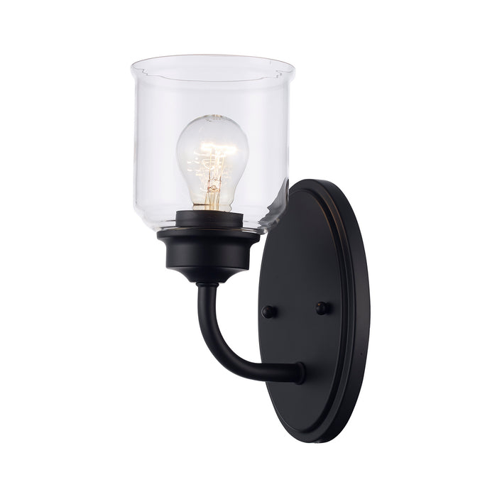 Trans Globe Imports - 72051 BK - One Light Wall Sconce - Zoe - Black