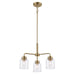 Trans Globe Imports - 72055-3 AG - Three Light Pendant - Zoe - Antique Gold