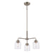 Trans Globe Imports - 72055-3 BN - Three Light Pendant - Zoe - Brushed Nickel