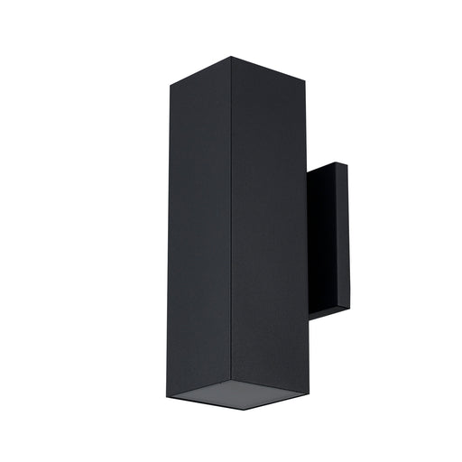Compact LED Outdoor Wall Mount Black