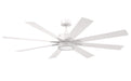 Trans Globe Imports - F-1038-66 WH - 66" Ceiling Fan - Arden - White