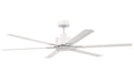 Trans Globe Imports - F-1066-65 WH - 65" Ceiling Fan - Rayne - White
