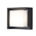 Trans Globe Imports - LED-51920 BK - LED Outdoor Wall Mount - Hatch - Black