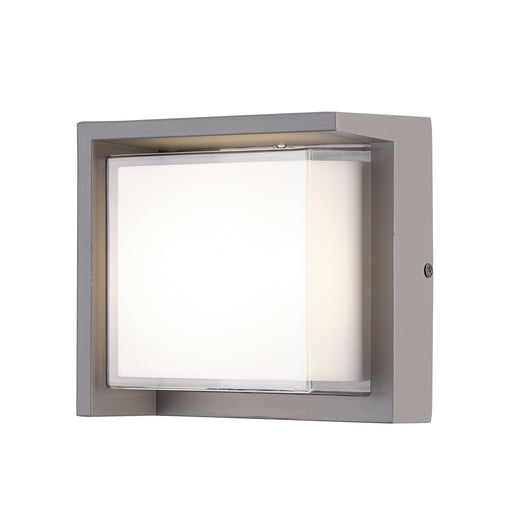 Hatch LED Outdoor Wall Mount Silver