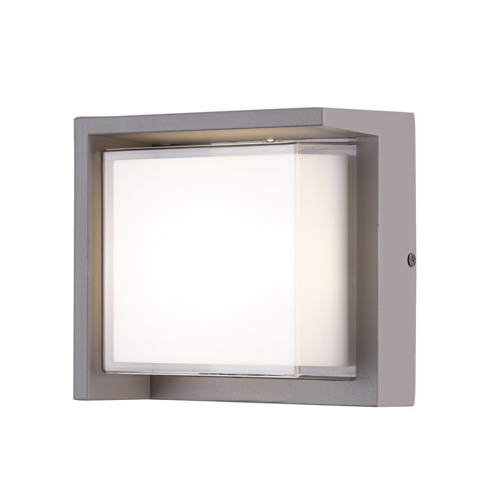 Trans Globe Imports - LED-51920 SL - LED Outdoor Wall Mount - Hatch - Silver