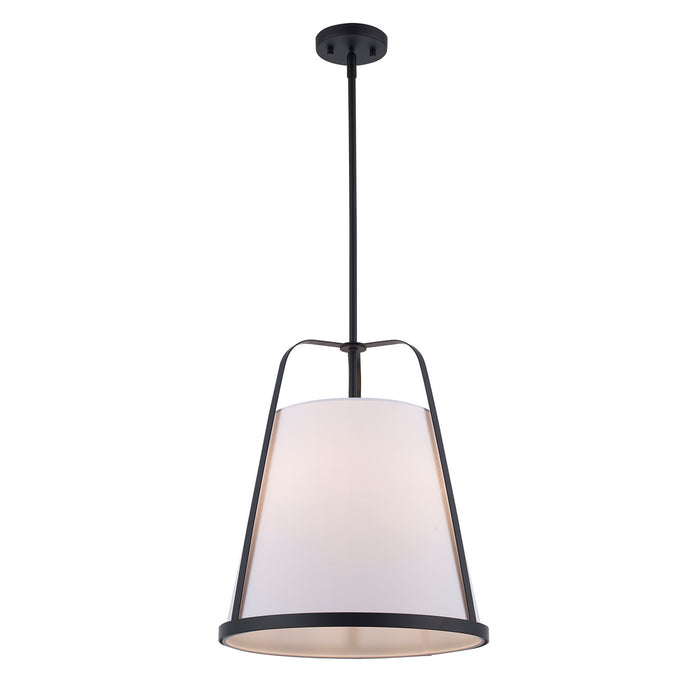 Trans Globe Imports - PND-2311 BK - Three Light Pendant - Cass - Black