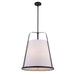 Trans Globe Imports - PND-2312 BK - Four Light Pendant - Cass - Black