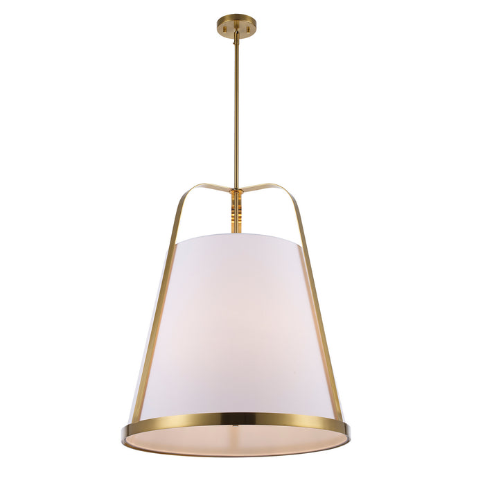 Trans Globe Imports - PND-2313 AG - Six Light Pendant - Cass - Antique Gold