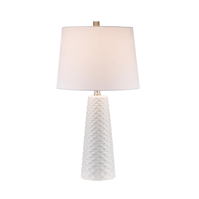 Trans Globe Imports - RTL-9221 WH - One Light Table Lamp - Higgins - White