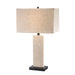 Trans Globe Imports - RTL-9227 BK-TR - One Light Table Lamp - Alpine - Black / Travertine