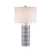 Trans Globe Imports - RTL-9235 BL-FW - One Light Table Lamp - Waterston - Blue / Flowers