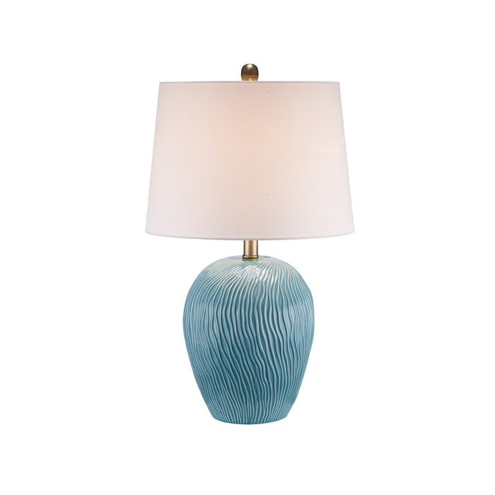 Trans Globe Imports - RTL-9241 TRQ - One Light Table Lamp - Azul - Turquoise