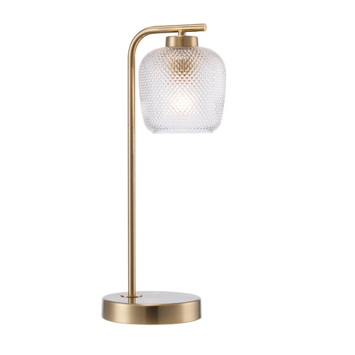 Bruno One Light Table Lamp Warm Brass