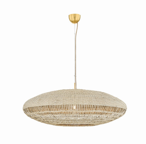 Erin One Light Pendant Aged Brass