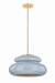 Mitzi - H1145701-AGB/CCC - One Light Pendant - Pia - Aged Brass