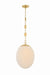Mitzi - H1146701L-AGB - One Light Pendant - Nell - Aged Brass