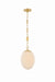Mitzi - H1146701S-AGB - One Light Pendant - Nell - Aged Brass