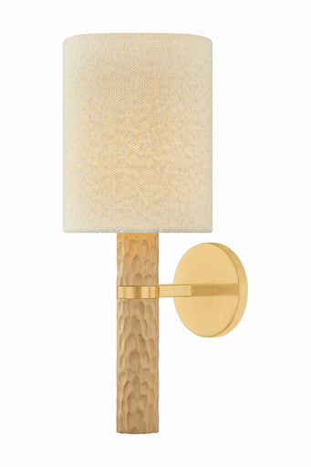Jones One Light Wall Sconce Aged Brass