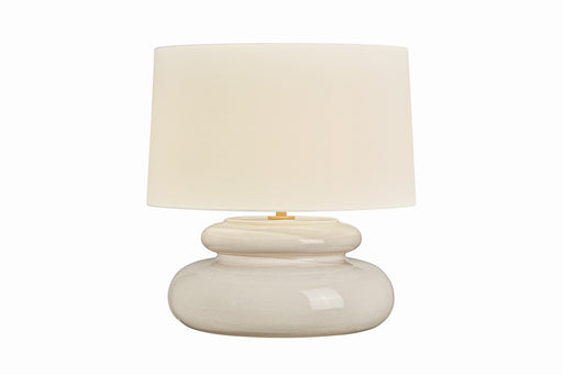 Pia One Light Table Lamp Aged Brass