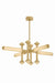 Corbett Lighting - 565-48-VB - LED Chandelier - Hydra - Vintage Brass