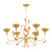 Corbett Lighting - 566-38-VGL - Six Light Chandelier - Innsbruck - Vintage Gold Leaf
