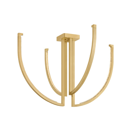 Corbett Lighting - 567-36-VB - LED Chandelier - Frankfurt - Vintage Brass