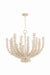 Corbett Lighting - 575-30-CP - Six Light Chandelier - Pedrillo - Cream Plaster