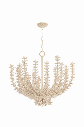 Pedrillo Six Light Chandelier Cream Plaster