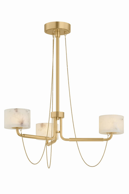 Corbett Lighting - 578-31-VB - LED Chandelier - Bunda - Vintage Brass